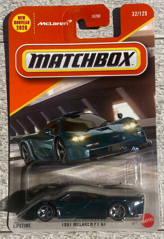 2026 Matchbox #32 1997 McLaren F1 GT