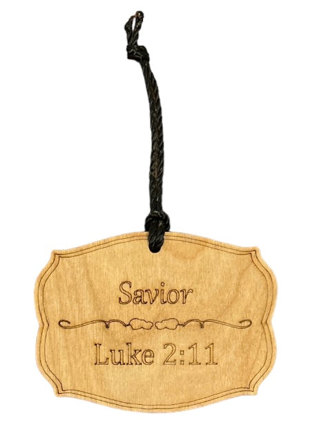 Names of Christ Ornament - #S035 - Savior