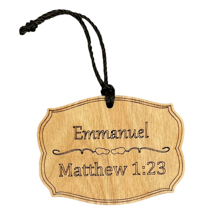 Names of Christ Ornament - #S037 - Emmanuel