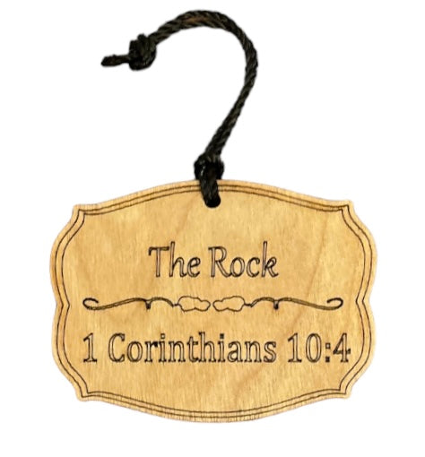 Names of Christ Ornament - #S038 - The Rock