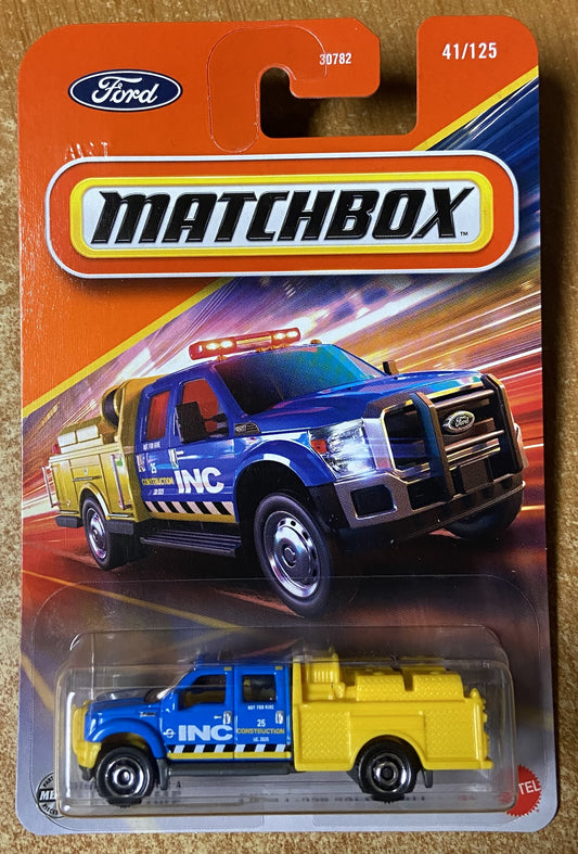 2025 Matchbox #41 Ford F-550 Super Duty