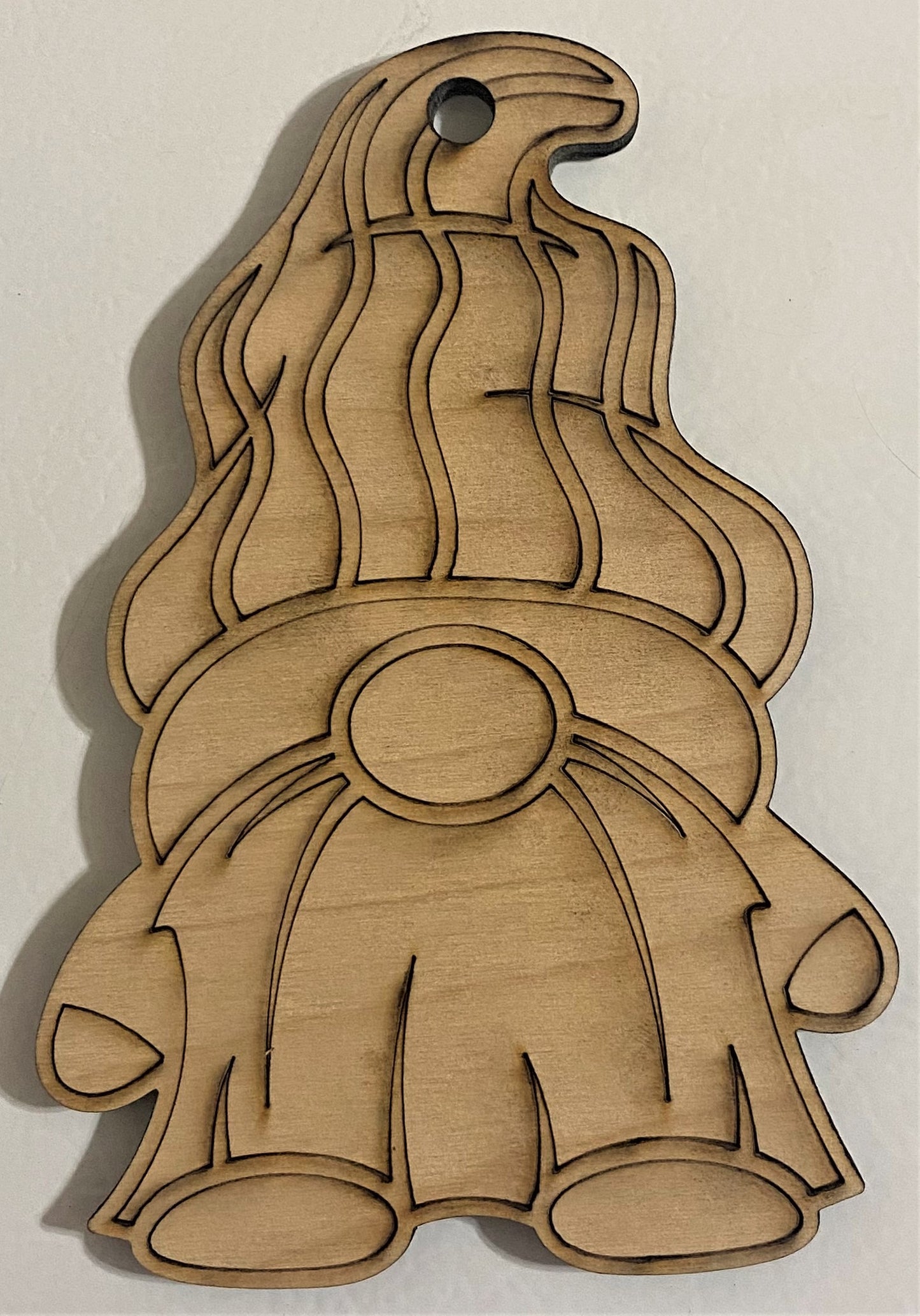 Ready to Paint Plywood Shape - Gnome - S041