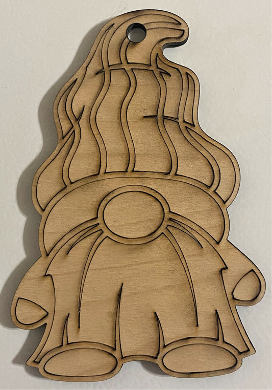 Ready to Paint Plywood Shape - Gnome - S041