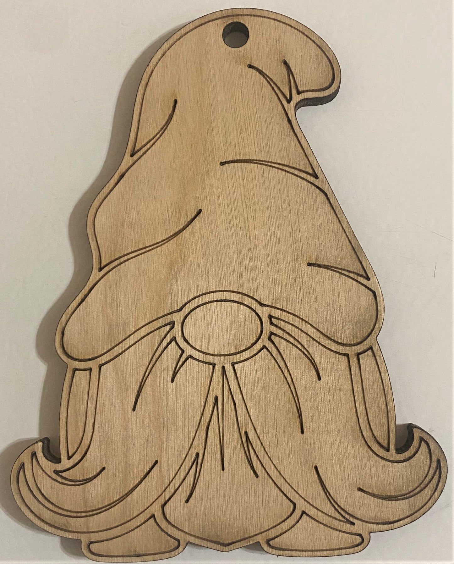 Ready to Paint Plywood Shape - Gnome - S042