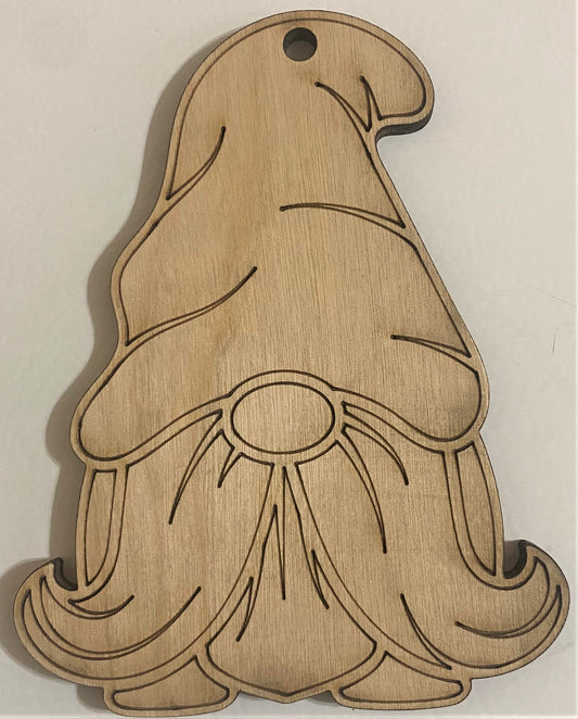 Ready to Paint Plywood Shape - Gnome - S042