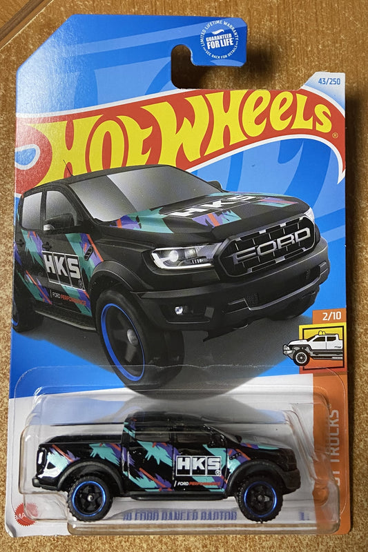 2024 Hot Wheels #43 19 Ford Ranger Raptor BLACK