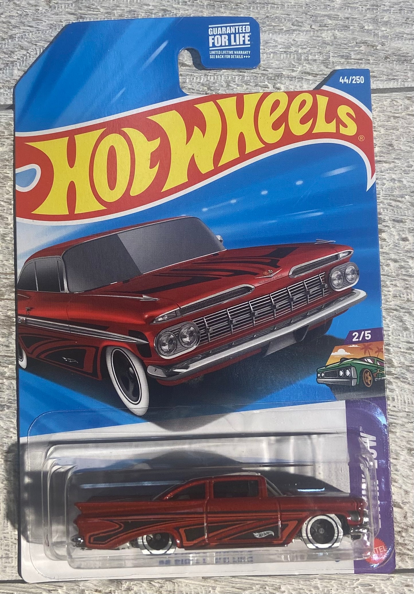 2026 Hot Wheels #44 59 Chevy Impala RED