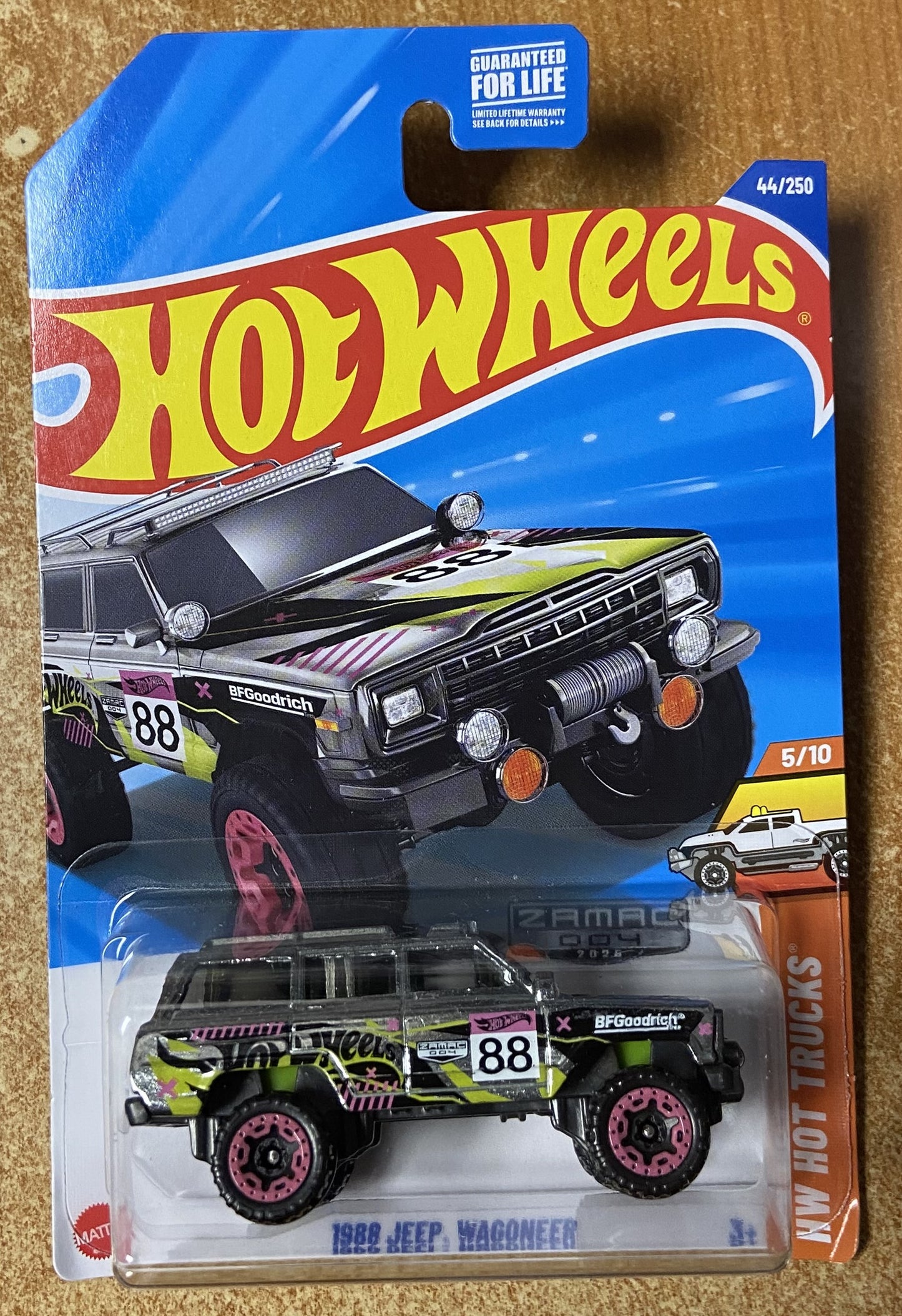 2025 Hot Wheels #44 1988 Jeep Wagoneer ZAMAC