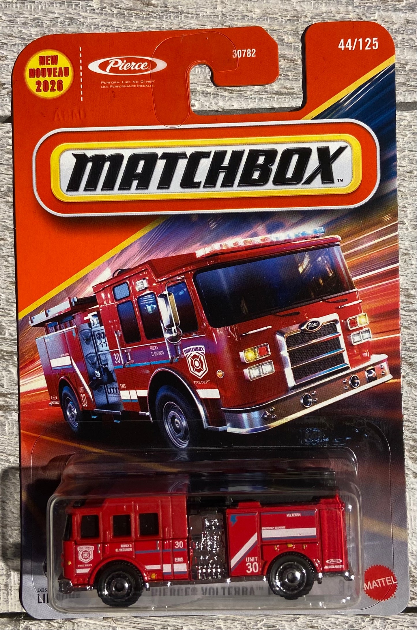 2026 Matchbox #44 Pierce Volterra EV