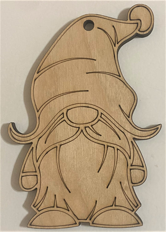 Ready to Paint Plywood Shape - Gnome - S046