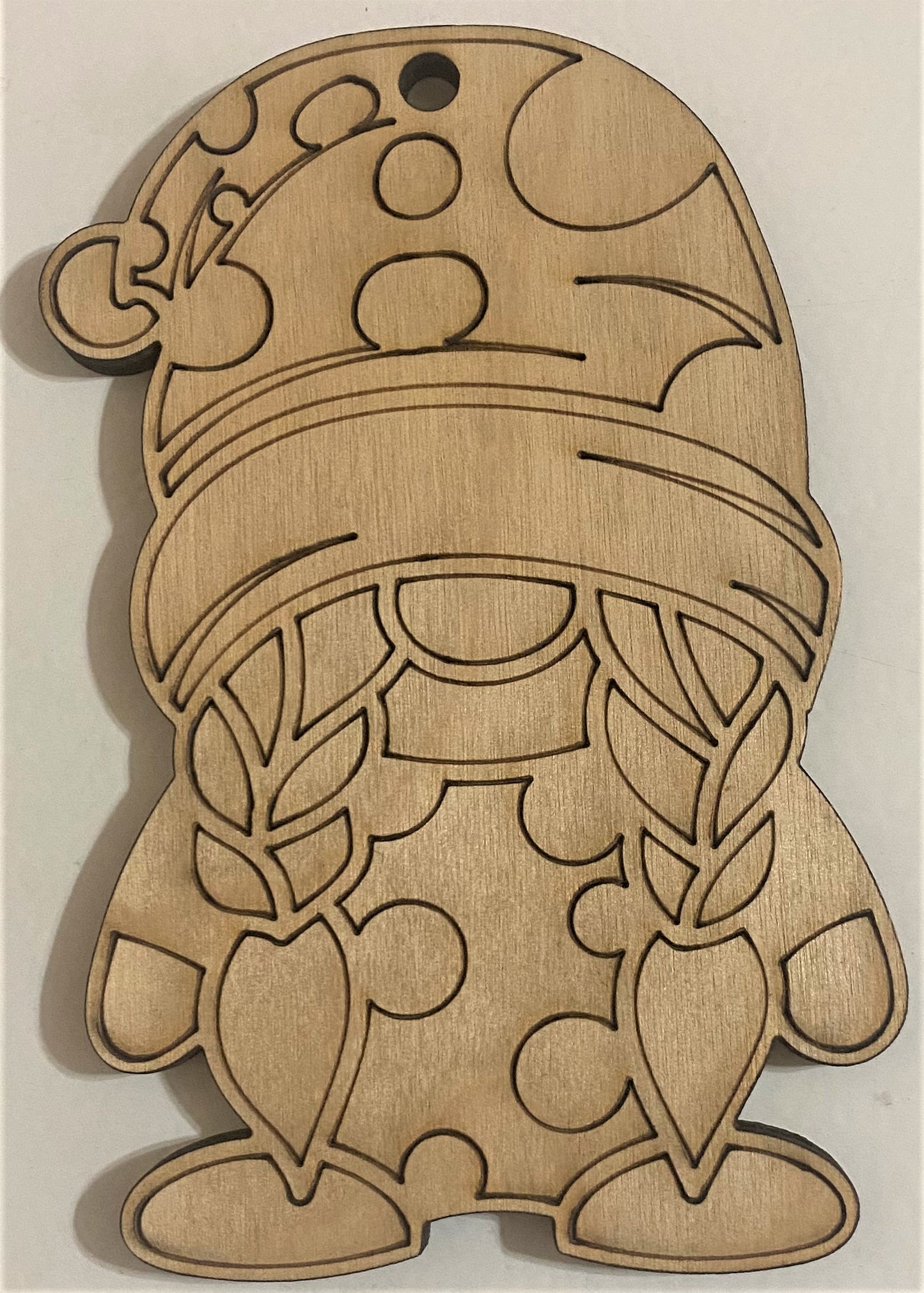 Ready to Paint Plywood Shape - Gnome - S047