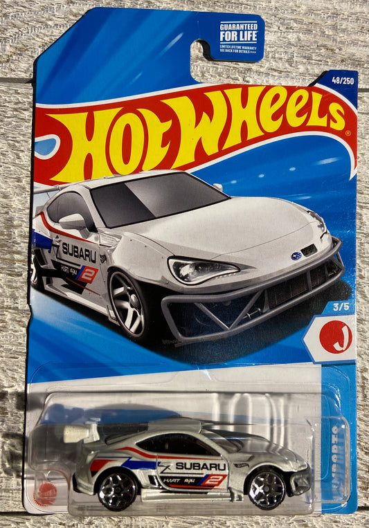 2025 Hot Wheels #48 Subaru BRZ WHITE