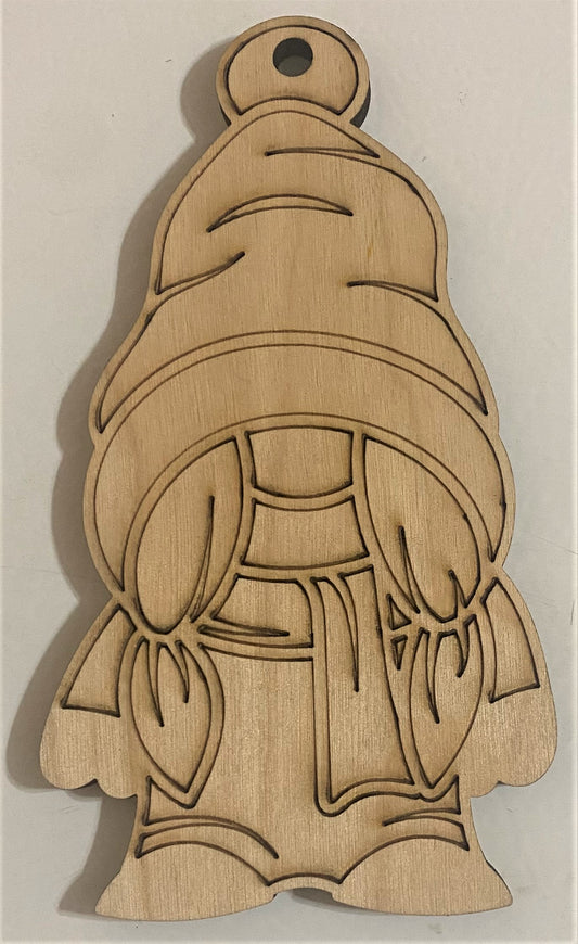 Ready to Paint Plywood Shape - Gnome - S049