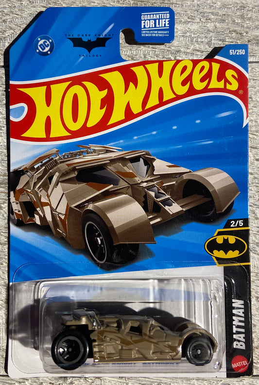 2026 Hot Wheels #51 The Dark Knight Batmobile TAN