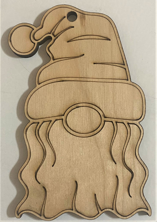 Ready to Paint Plywood Shape - Gnome - S052