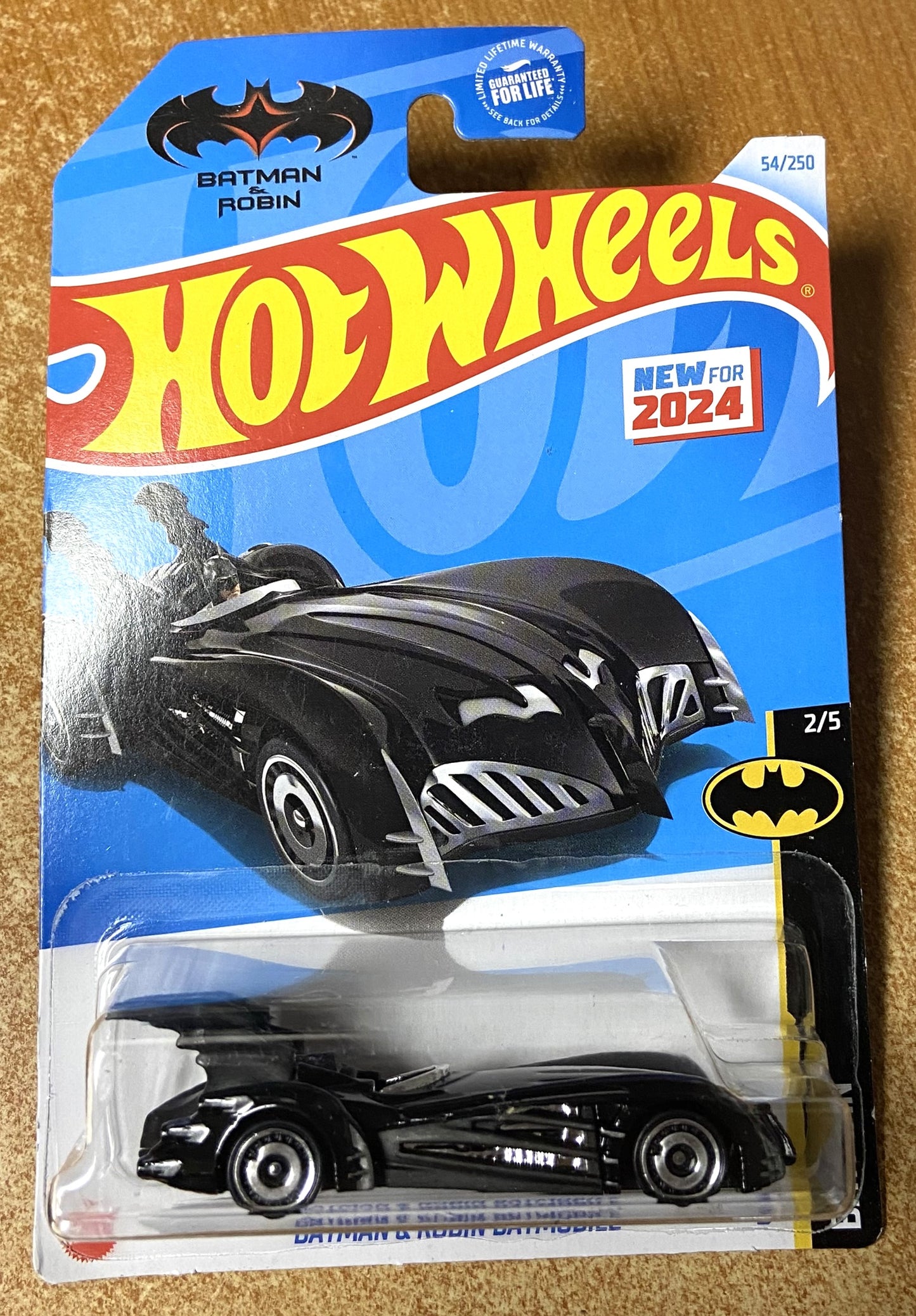 2024 Hot Wheels #54 Batman & Robin Batmobile BLACK