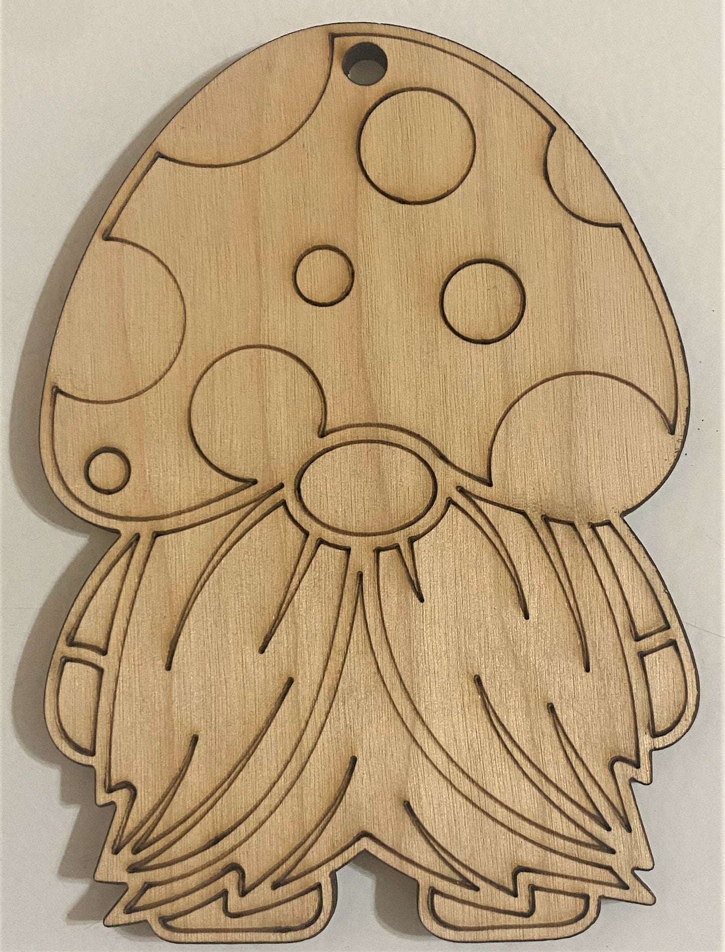 Ready to Paint Plywood Shape - Gnome - S055