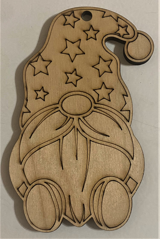 Ready to Paint Plywood Shape - Gnome - S057