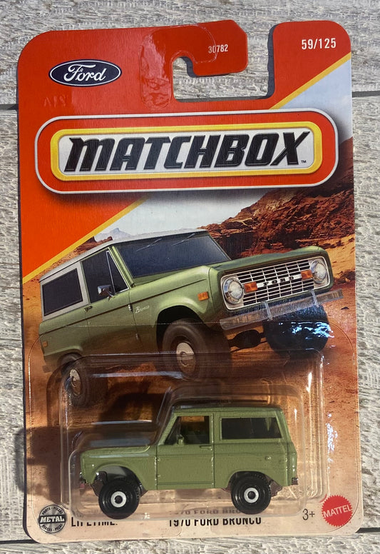 2025 Matchbox #59 1970 Ford Bronco