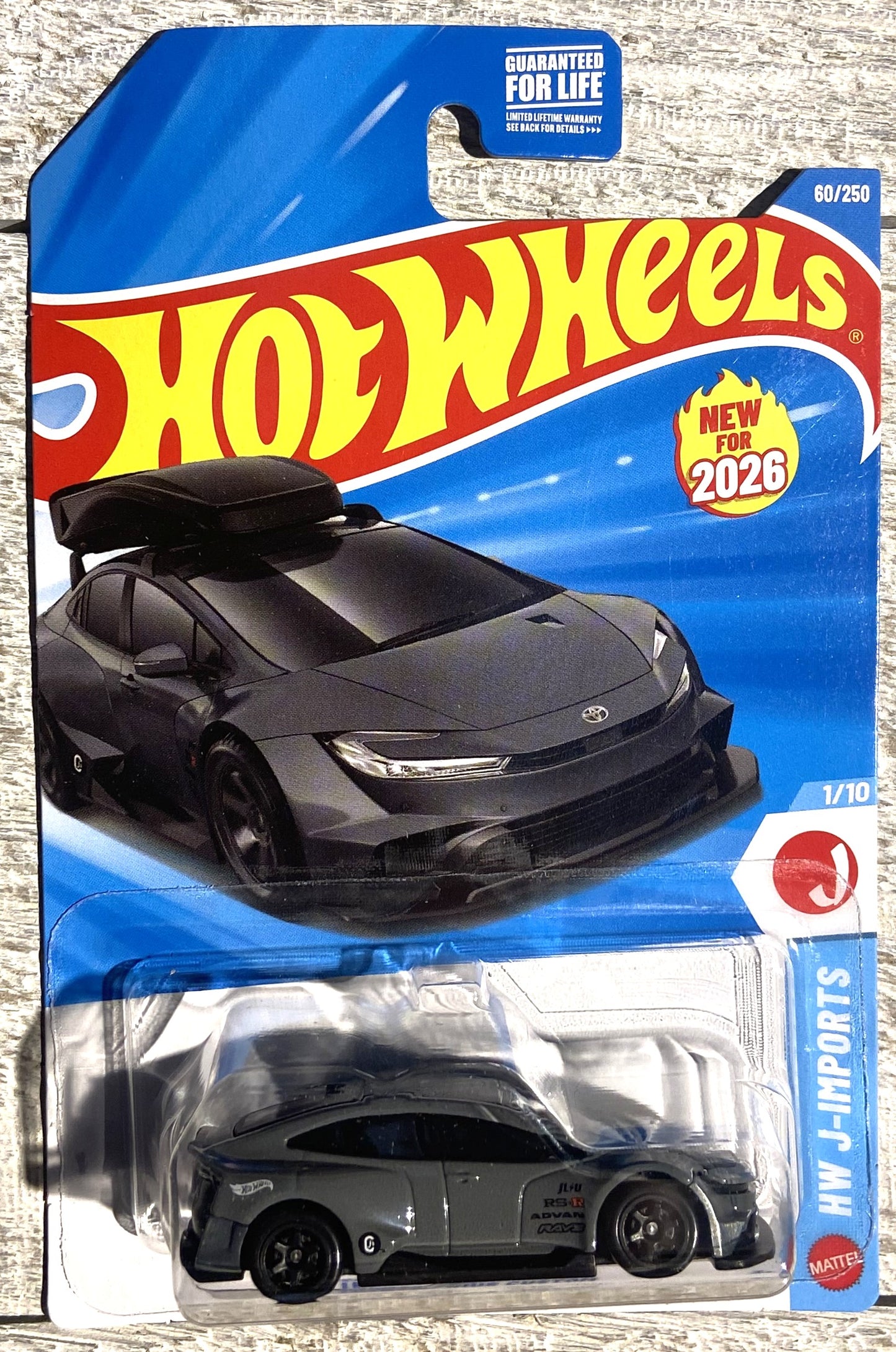 2026 Hot Wheels #60 Toyota Prius Custom GRAY