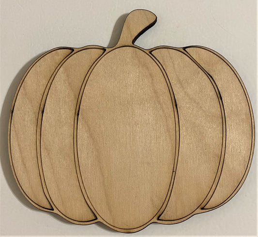 Ready to Paint Plywood Shape - Pumpkin - S060