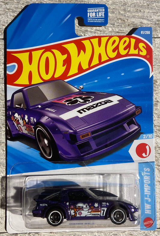 2026 Hot Wheels #61 Mazda RX-7 PURPLE