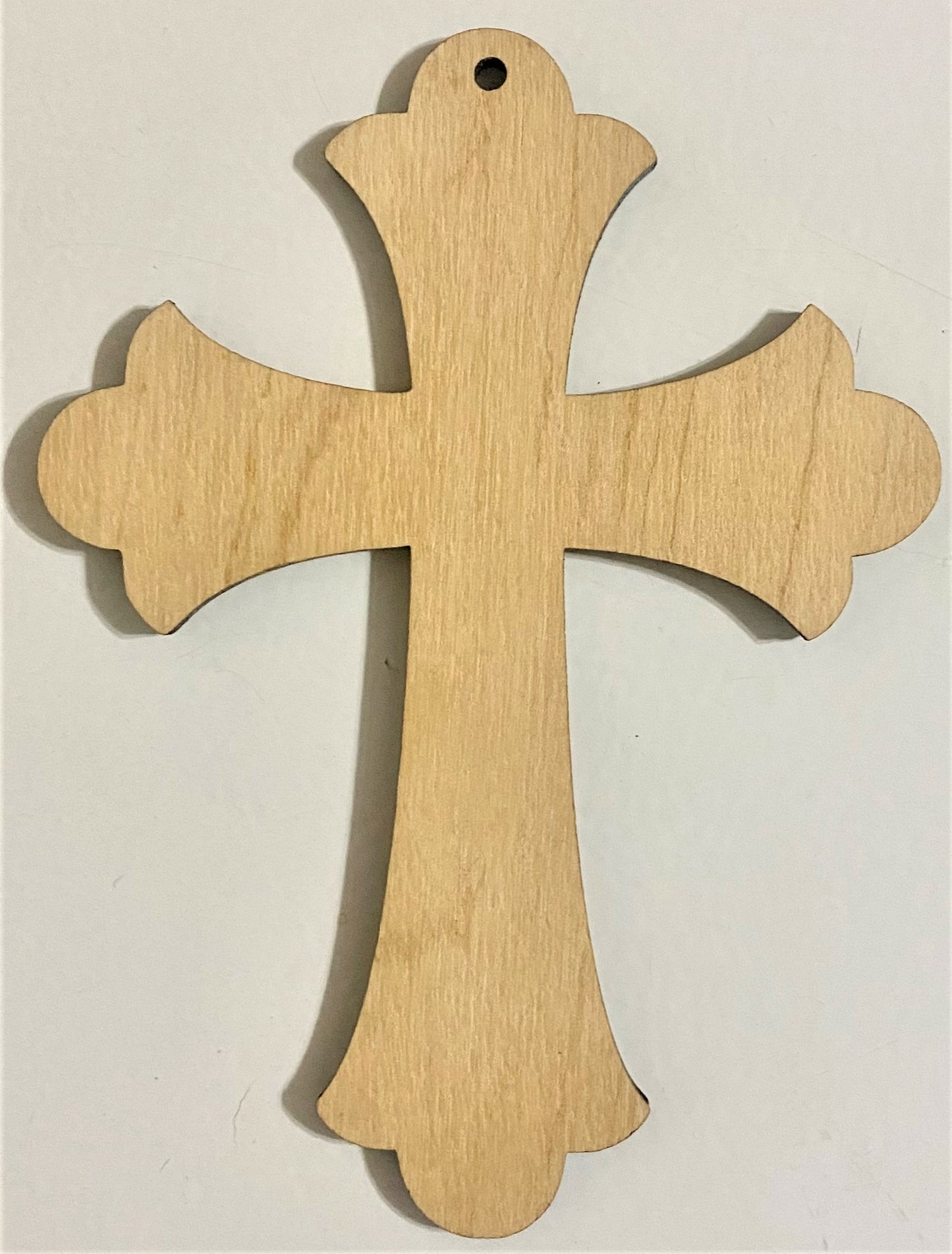 Ready to Paint Plywood Shape - Cross - S062