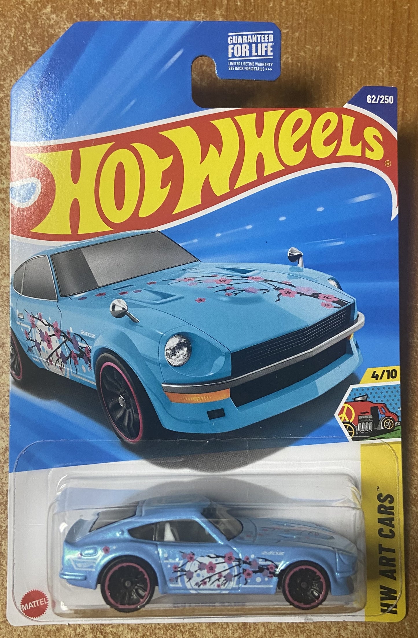 2025 Hot Wheels #62 Datsun 240 Z BLUE