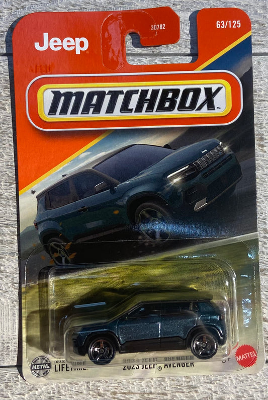 2025 Matchbox #63 2023 Jeep Avenger