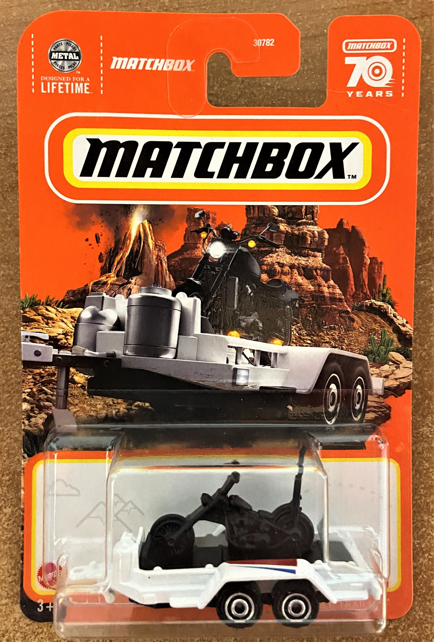 2023 Matchbox #63 MBX Cycle Trailer