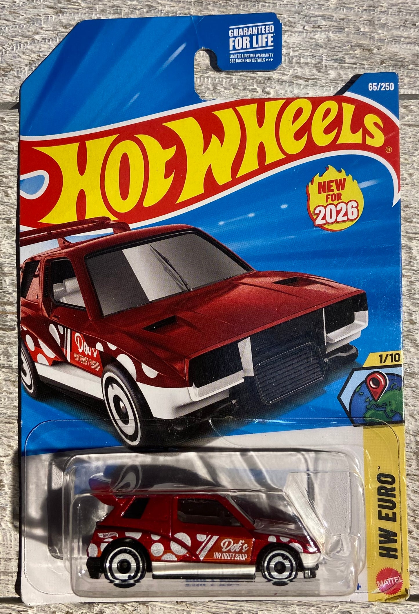 2026 Hot Wheels #65 Drift Box RED