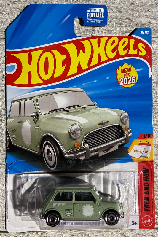 2026 Hot Wheels #71 Austin Mini Cooper S GREEN