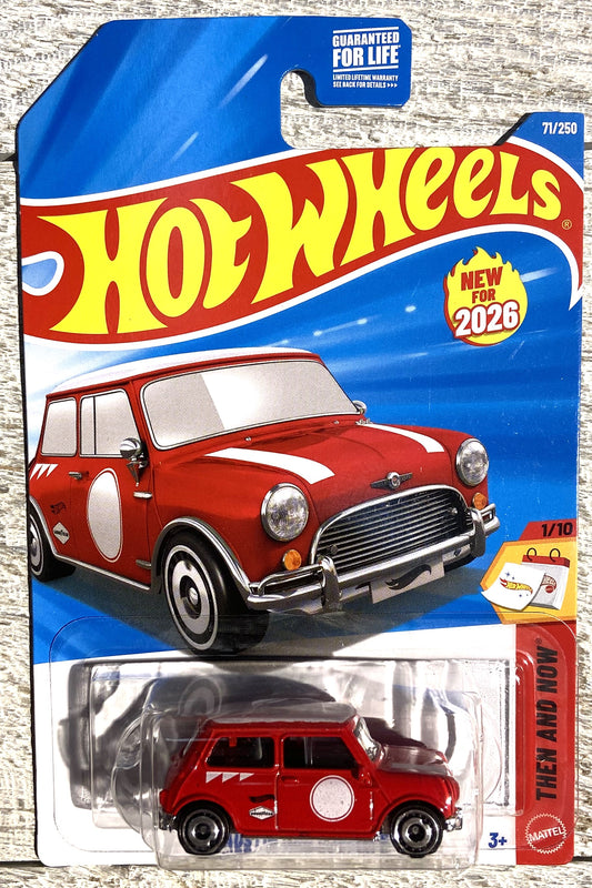 2026 Hot Wheels #71 Austin Mini Cooper S RED