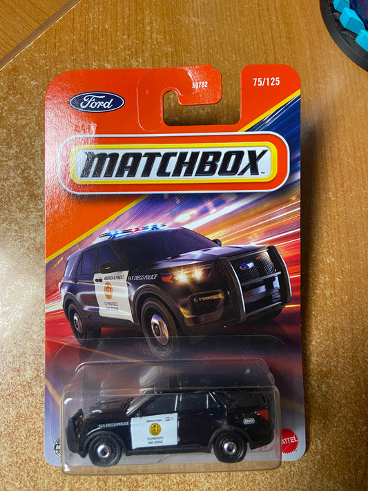 2025 Matchbox #75 Ford Police Interceptor Utility