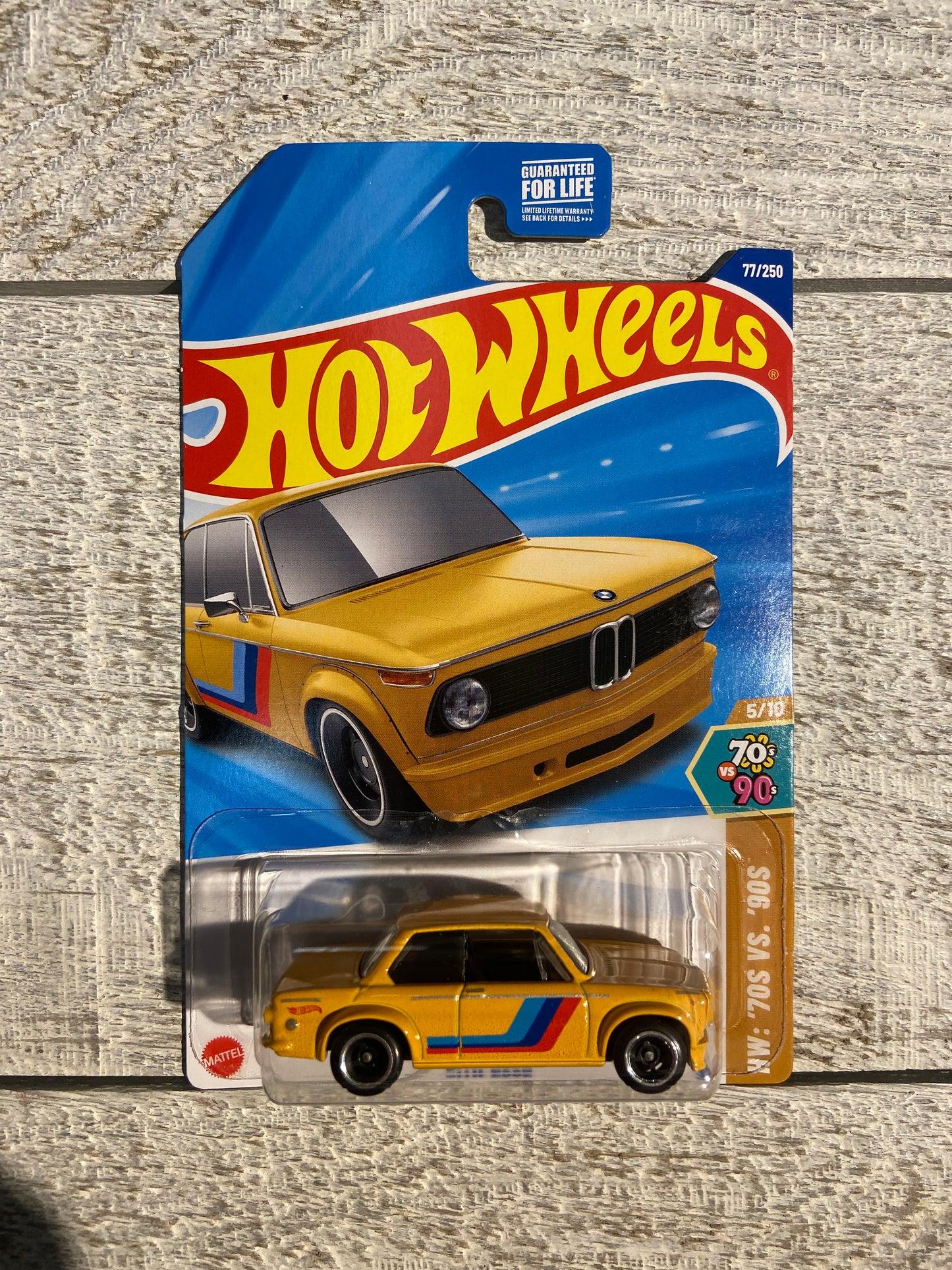 2025 Hot Wheels #77 BMW 2002 YELLOW