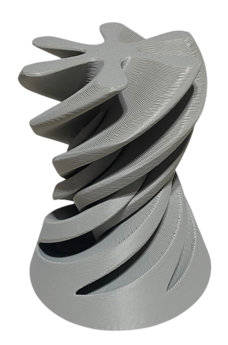 Pass Through Fidget Cone - 3-1/2" x 3" - Gray