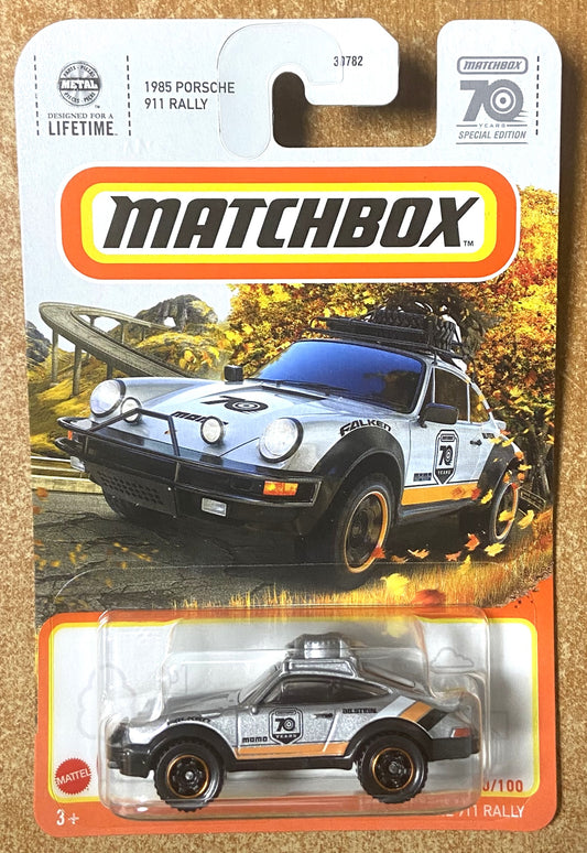 2023 Matchbox #80 1985 Porsche 911 Rally