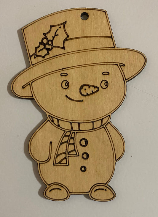 Ready to Paint Shape - 1/8" Birch - Wreath - S081