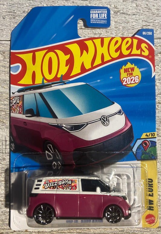 2026 Hot Wheels #86 Volkswagen ID Buzz Bomb PURPLE