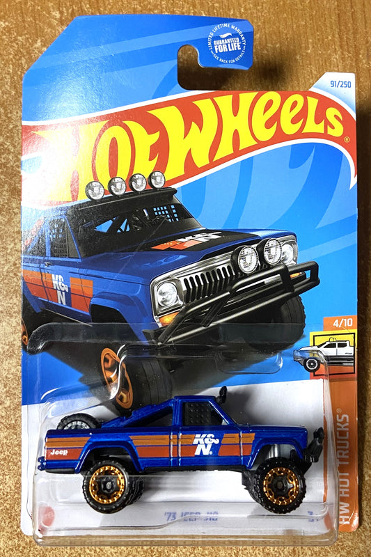 2024 Hot Wheels #91 73 Jeep J10 BLUE