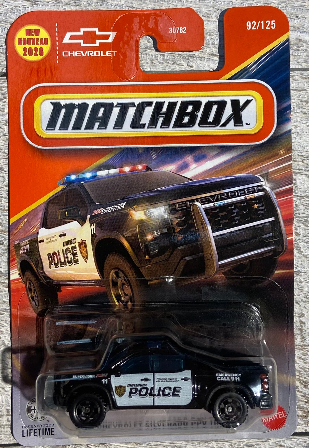 2026 Matchbox #92 2024 Chevrolet Silverado PPV Truck