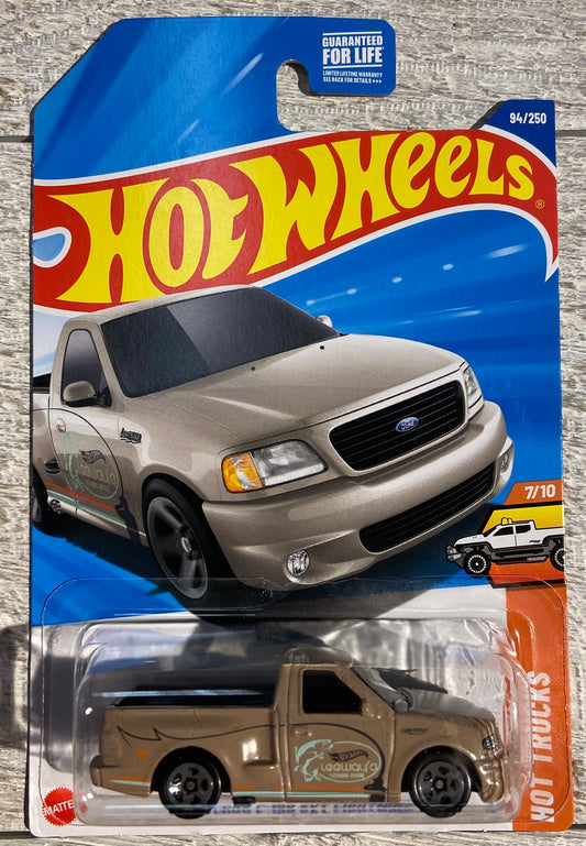 2025 Hot Wheels #94 99 Ford F-150 SVT Lightning  TAN