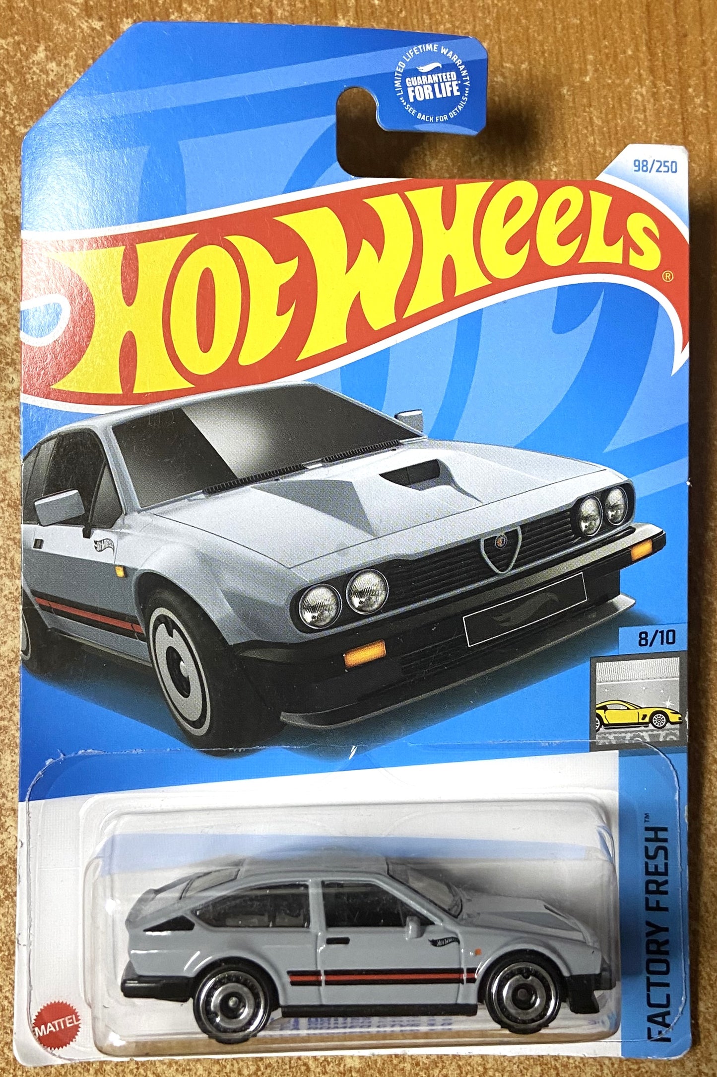 2024 Hot Wheels #98 Alfa Romeo GTV6 3.0 GRAY