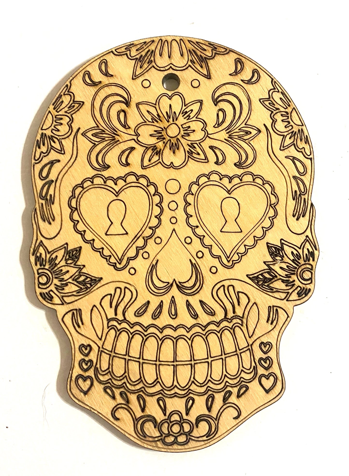 Ready to Paint Plywood Shape - Sugar Skull - S099