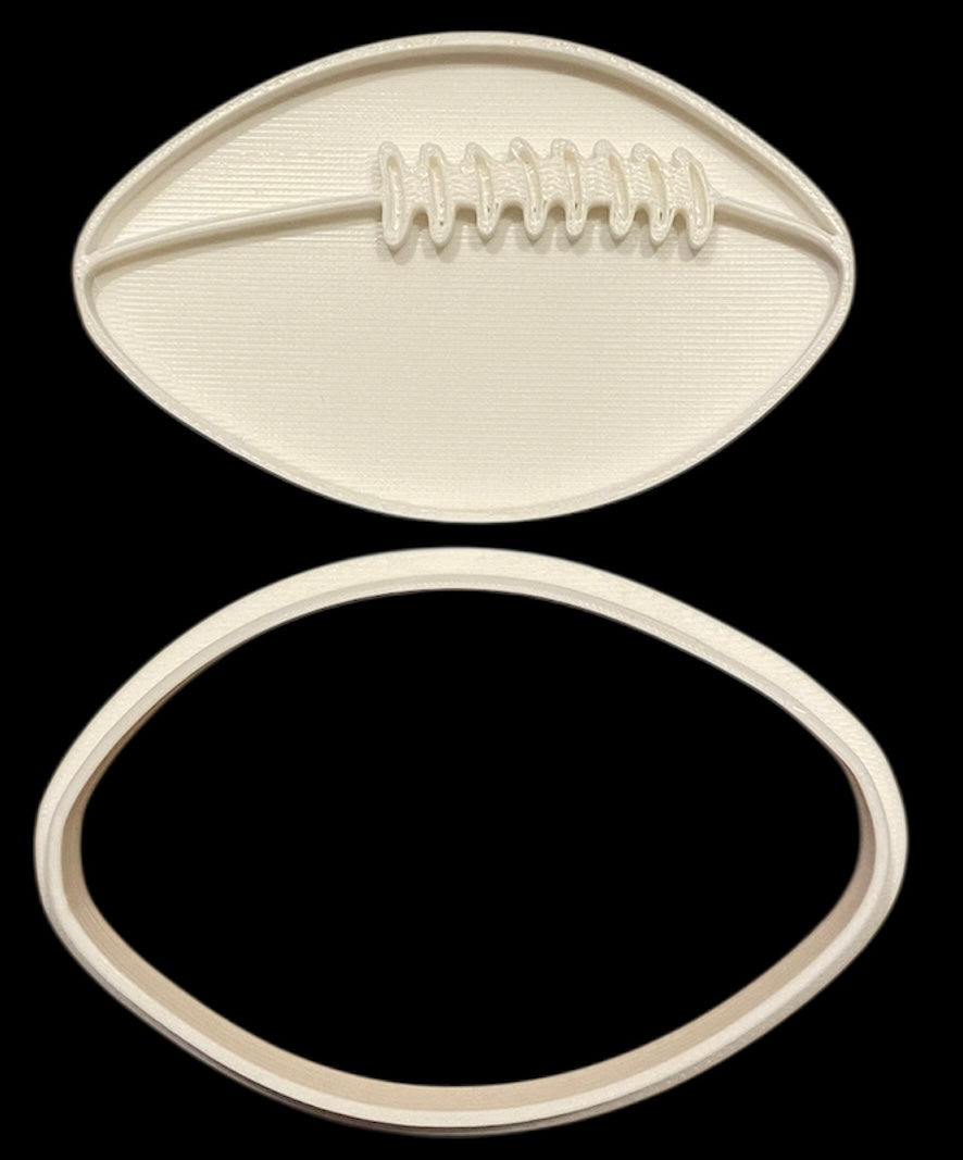 3D printed Cookie Cutter - 3.2" Football