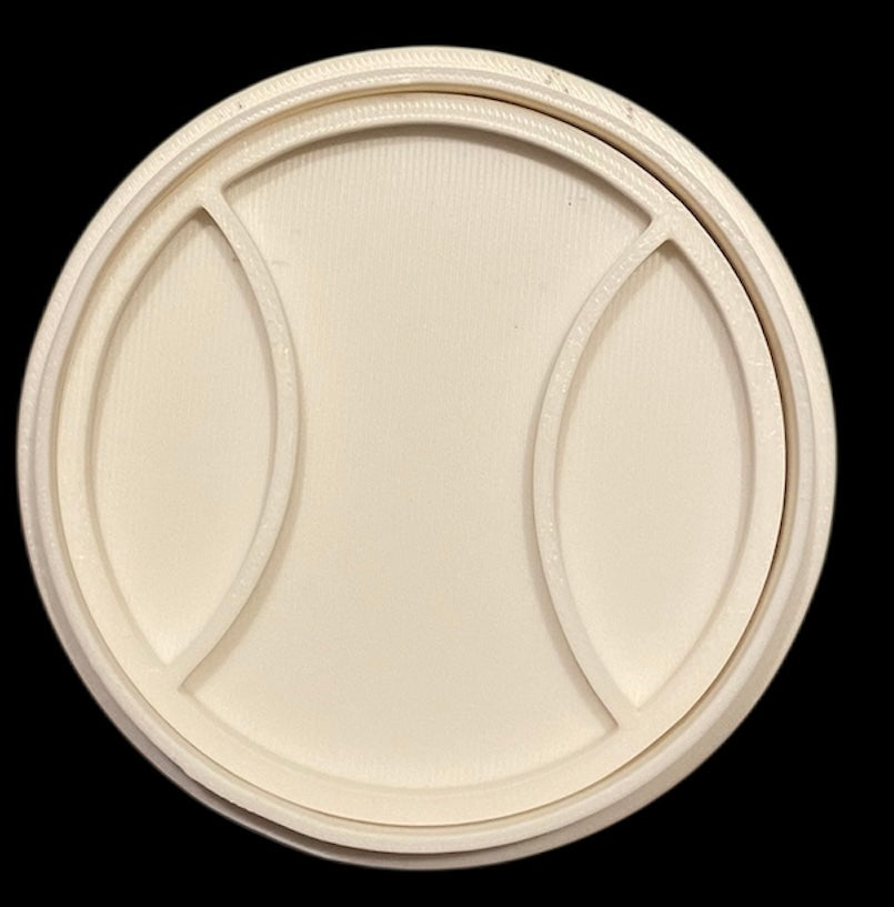 3D printed Cookie Cutter - 3.25" Baseball
