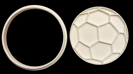 3D printed Cookie Cutter - 3.25" Soccer Ball