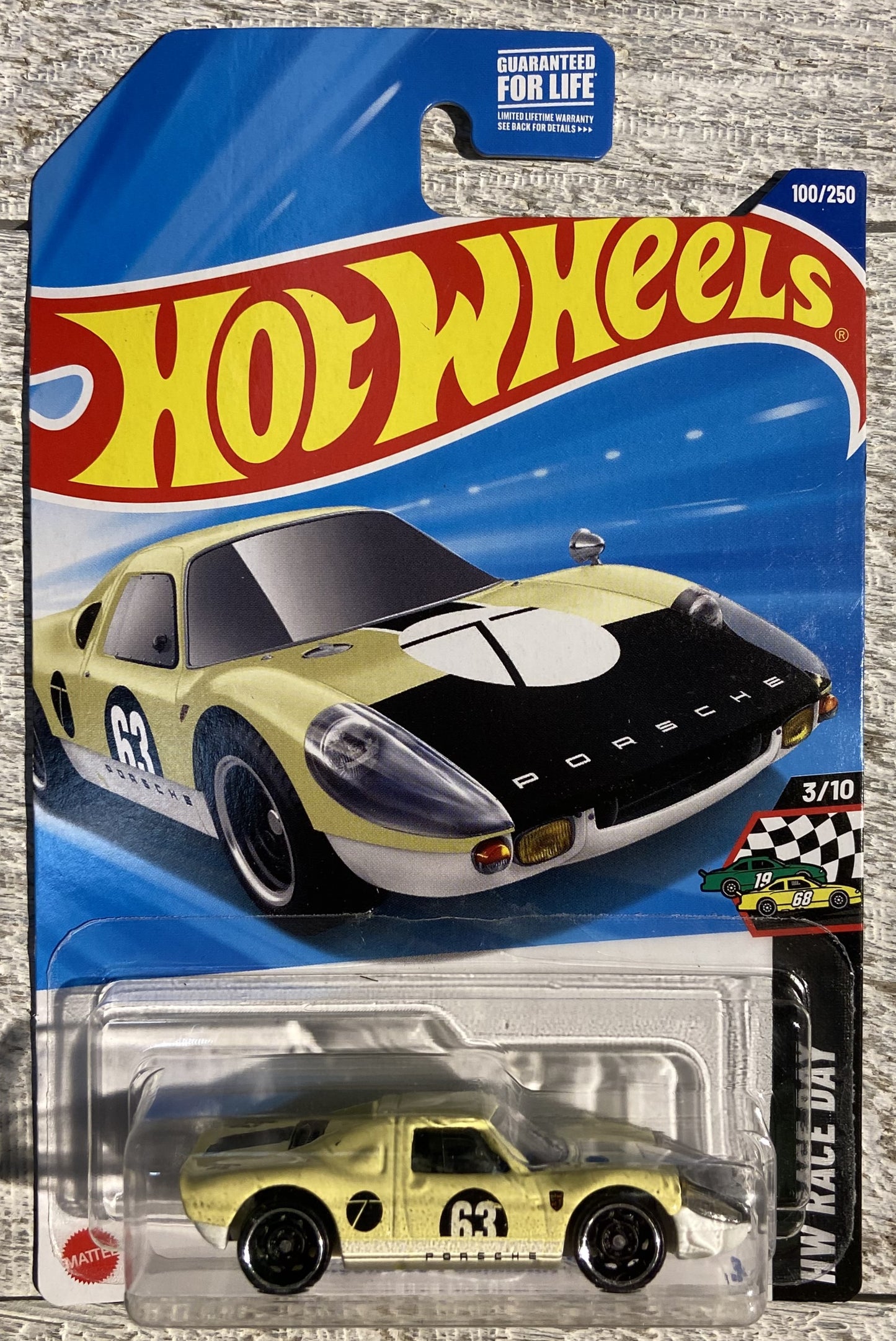 2025 Hot Wheels #100 Porsche 905 Carrera GTS YELLOW