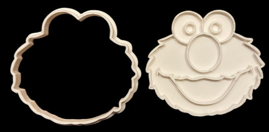 3D printed Cookie Cutter - 3.5" Elmo