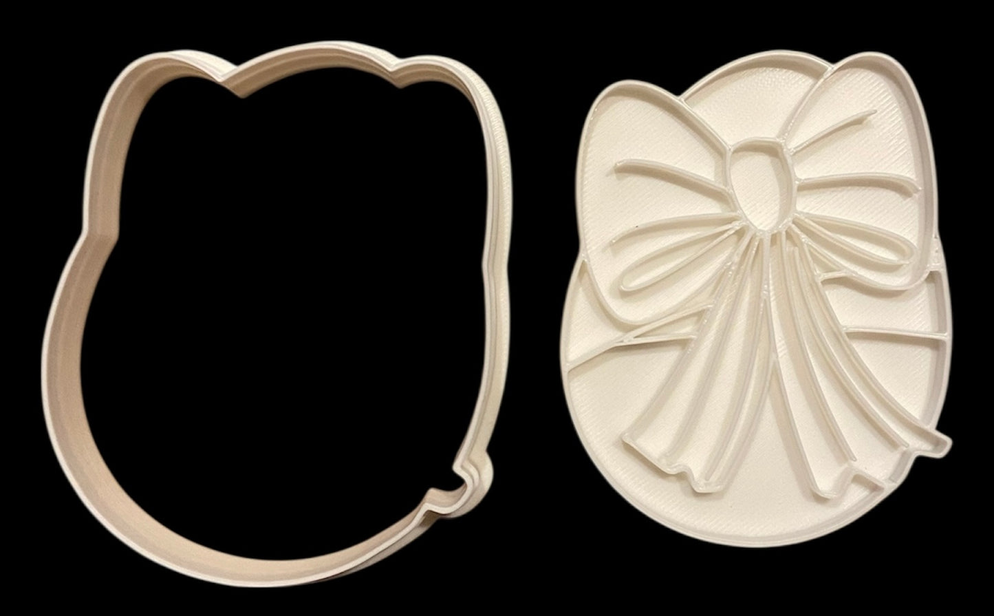 3D printed Cookie Cutter - 3.5" Easter Bow